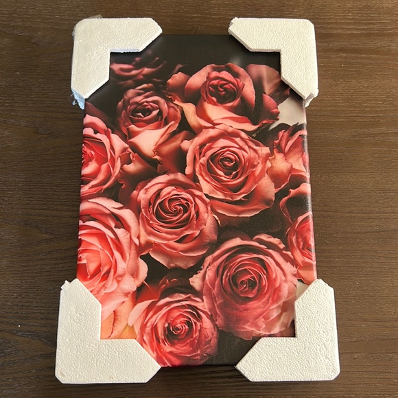 Pink Roses on Canvas - Picture 2 of 3